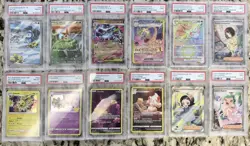 Pokemon TCG PSA Graded 12-Card Lot Piplup Victini Charizard EX Celebrations - Image 1