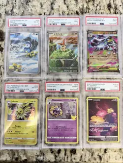 Pokemon TCG PSA Graded 12-Card Lot Piplup Victini Charizard EX Celebrations - Image 2