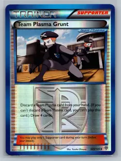 Team Plasma Grunt (Team Plasma) Plasma Storm #125/135 Reverse Holo Pokemon Card - Image 1