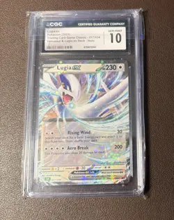 CGC 10 GEM MINT Lugia EX 017/034 Trading Card Game Classic Pokemon Holo - Image 3