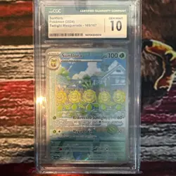 Pokemon TCG Sunflora Illustration Rare Card 169/167 Twilight Masquerade Sv06 - Image 1