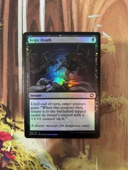 MTG Feign Death Foil Adventures in the Forgotten Realms NM - Image 1