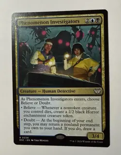 Phenomenon Investigators Magic the Gathering MTG | Duskmourn Commander DSC | NM - Image 1