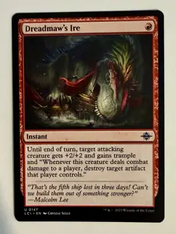 Dreadmaw's Ire The Lost Caverns of Ixalan 147 MTG NM LCI - Image 1