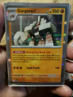 Pokemon TCG Garganacl Ultra Rare Paradox Rift Holo Card 104/ - Image 2