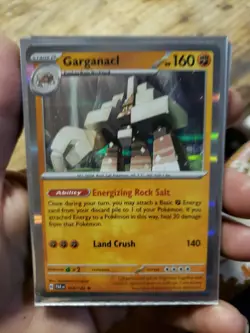 Pokemon TCG Garganacl Ultra Rare Paradox Rift Holo Card 104/ - Image 3