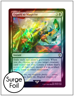 1x Espers to Magicite, Surge Foil, Final Fantasy, Magic MTG NM - Image 1