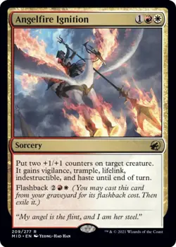 MTG Angelfire Ignition Midnight Hunt Rare Sorcery NM - Image 2