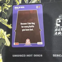Make Up Meal 2025 Bo Jackson Battle Arena Alpha Update Play Card SSP #PL-16 - Image 2