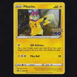 2022 Pikachu SWSH234 Pokemon GO Promo Holo (NM) - Image 1