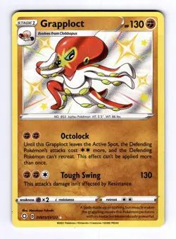 Grapploct Shining Fates: Shiny Vault #SV073 (2020) Holo NM Pokemon - Image 1