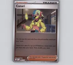 Canari 185/217 Reverse Holo UC Ascended Heroes NM Pokemon - Image 1