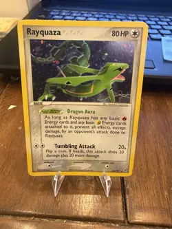 Rayquaza 22/107 Holo Rare Pokemon Ex Theme Deck LP - Image 1