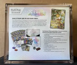 Pokemon TCG Prismatic Evolutions Pokemon Center Elite Trainer Box W/Acrylic Case - Image 2