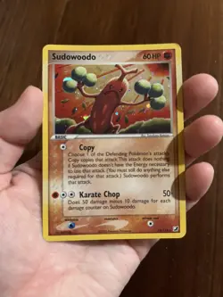 2005 Pokemon TCG EX Unseen Forces Holo Rare Sudowoodo 15/115 60 HP MP - Image 4