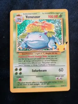 Pokemon TCG Venusaur Holo Card Celebrations 15/102 25th Anniversary Edition - Image 1