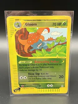 Pokemon Gloom 49/147 Aquapolis Holo Reverse Rare 2002 English TCG WOTC - Image 1
