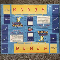 Vintage Pokemon Play Mat Poster, WOTC 1999-2000 Base Set 2, Used Good Condition - Image 2