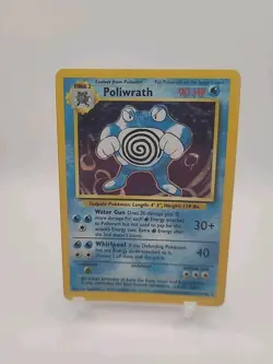 Pokemon 1999 TCG Poliwrath Base Set 13/102 Holo - Image 1