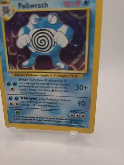 Pokemon 1999 TCG Poliwrath Base Set 13/102 Holo - Image 2