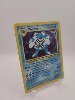 Pokemon 1999 TCG Poliwrath Base Set 13/102 Holo - Image 4