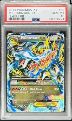 M CHARIZARD EX 2014 POKEMON XY FLASHFIRE HOLO #69/106 PSA 10 Gem Mint 🔥🔥 - Image 1