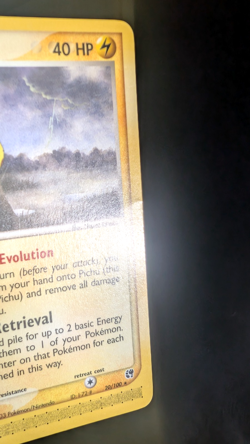 Pokemon TCG: Pichu 20/100 EX Sandstorm e-Series LP - Image 3