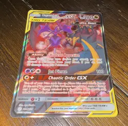 Pokemon TCG Naganadel & Guzzlord GX 224/236 Cosmic Eclipse Secret Rare Holo - Image 1