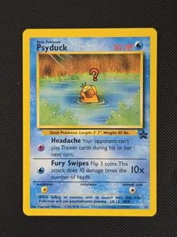NM Psyduck 20/53 Vintage WotC Black Star Promo Pokemon TCG - Image 1