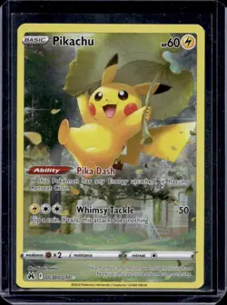 2023 Pokemon SWSH Crown Zenith Pikachu Galarian Gallery #GG30/GG70 - Image 1