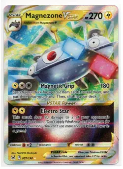 Magnezone VSTAR 057/196 Holo VSTAR Rare Lost Origin Pokemon Near Mint - Image 1