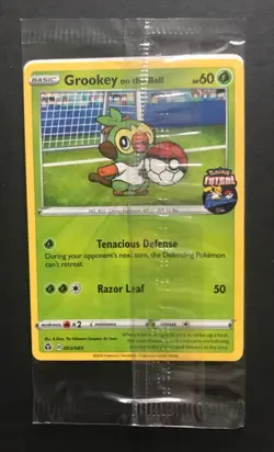 Grookey On The Ball 003/005 Futsal Pokemon Card PROMO UK Exclusive NEW SEALED - Image 1