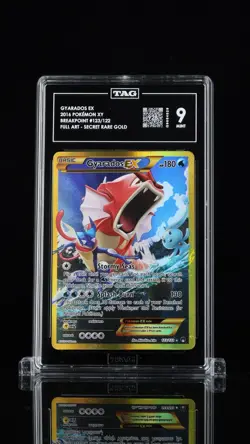 2016 Gyarados EX Secret Rare 123/122 - Pokemon XY Breakpoint TAG 9 - Image 1