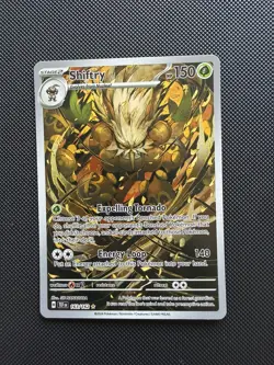Pokemon TCG Shiftry Temporal Forces Holo Card 163/162 Illustration Rare NM - Image 1