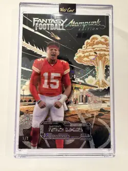 2026 Wild Card Atom Punk Edition Mammoth 1/1 Oversized Patrick Mahomes - Image 1