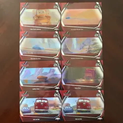 Topps Disney Pixar Cars 2026 Topps Chrome 8-Card Lot - Image 1