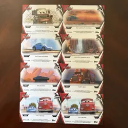 Topps Disney Pixar Cars 2026 Topps Chrome 8-Card Lot - Image 2