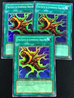 YUGIOH THE FLUTE OF SUMMONING DRAGON SDK-042 SUPER X3 (NM) - Image 1