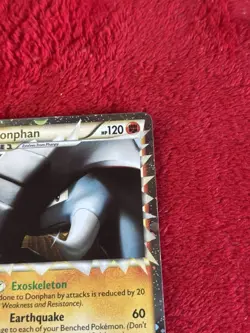 Donphan (Prime) 107/123 Heartgold & Soulsilver Holo Pokemon Card Played - Image 2