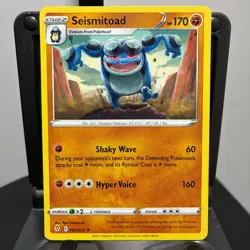 Seismitoad - 090/203 - Pokemon Evolving Skies 2021 - Rare Card NM - Image 1