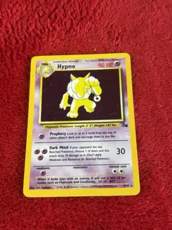 Hypno 8/62 Fossil Holo Wotc Pokemon Card Played 1999 - Image 1
