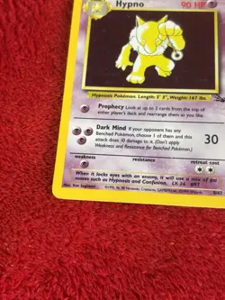 Hypno 8/62 Fossil Holo Wotc Pokemon Card Played 1999 - Image 4