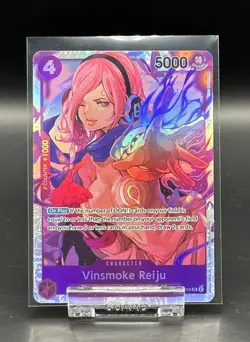 One Piece Card Vinsmoke Reiju OP06-069 SR Wings of the Captain English NM/M - Image 3