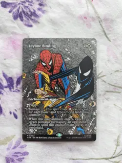 NM Borderless Leyline Binding MTG Marvel's Spider-Man Magic the Gathering, 0002 - Image 1