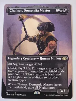 MTG - Chainer, Dementia Master Borderless - Dominaria Remastered - Image 1