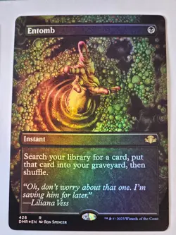 MTG - Entomb FOIL Borderless - Dominaria Remastered - Image 1