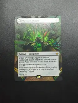 MTG Altered Art Dowsing Dagger Ixalan EDH Magic - Image 1