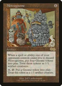 2x Metrognome Urza's Saga MP MTG - Image 1