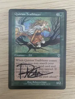 VTG MTG Magic The Gathering Invasion Quirion Trailblazer Wizards Of The Coast - Image 1