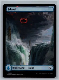Magic The Gathering March of the Machine Island #0285 Foil Land MTG TCG CCG - Image 1